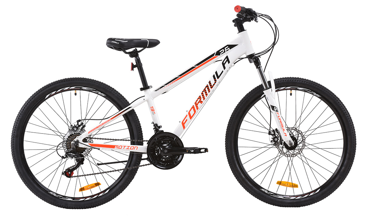 Велосипед Formula Motion DD 26" Kids (2020) 2020 Бело-черный 5