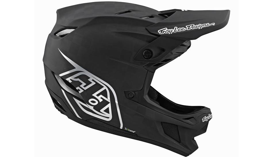 Вело шлем фуллфейс TLD D4 Carbon размер L (58-59 см) Stealth Black/Silver 6
