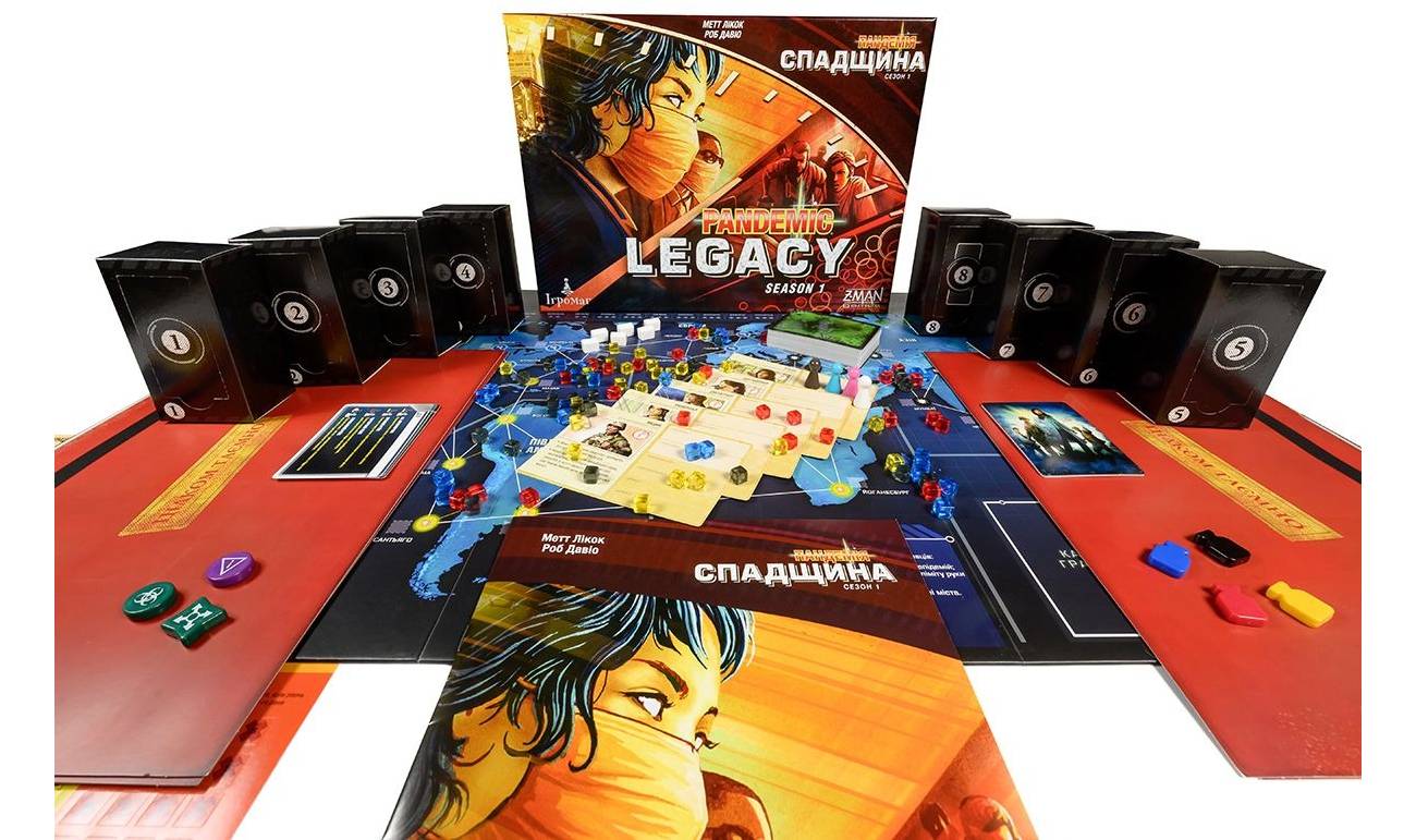 Настільна гра Пандемія Спадщина: Сезон 1 (Pandemic: Legacy - Season 1) 6 Настільна гра Пандемія Спадщина: Сезон 1 (Pandemic: Legacy - Season 1) 6