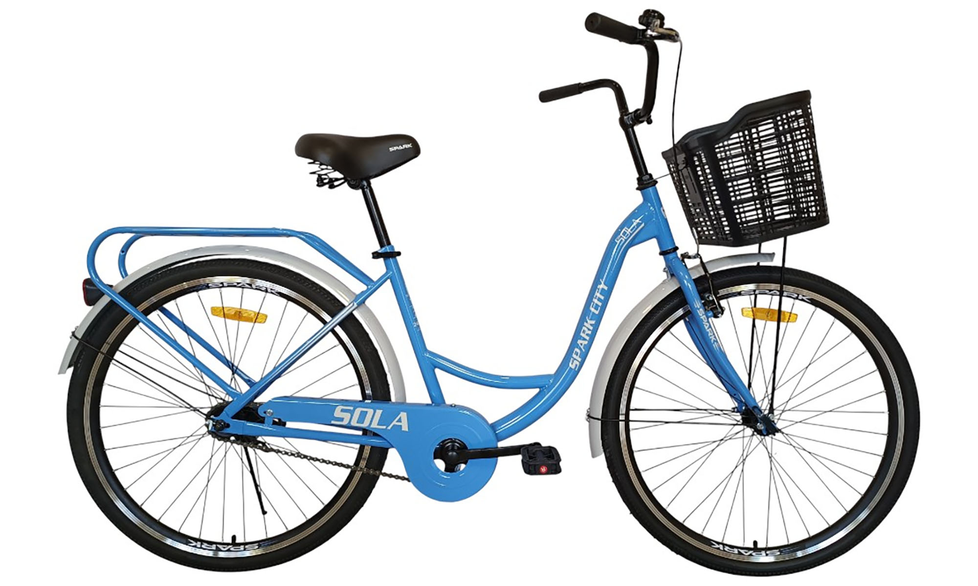 Велосипед SPARK CITY SOLA 26", размер M, рама - 17", год 2026, синий Велосипед SPARK CITY SOLA 26", размер M, рама - 17", год 2026, синий