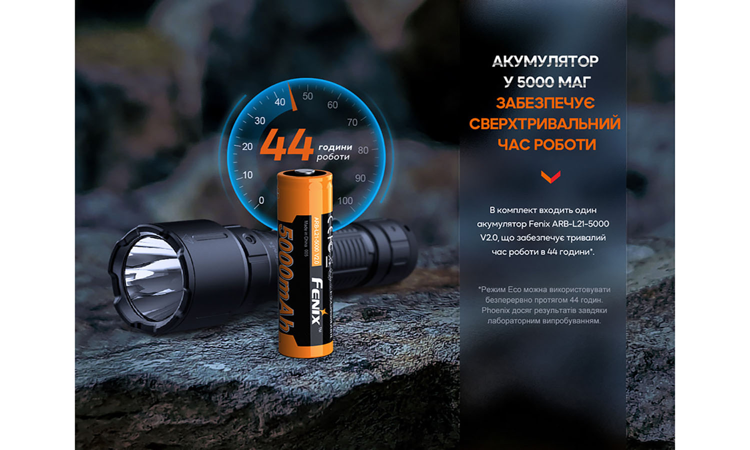 Фонарь профессиональный Fenix WF26R с магнитной зарядкой 9