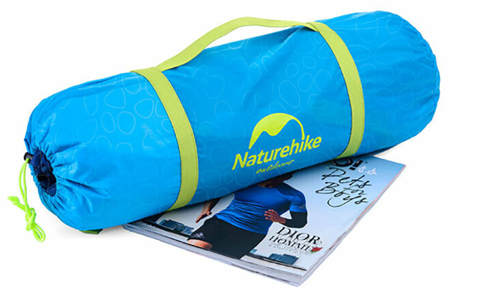 Палатка сверхлегкая трехместная с футпринтом Naturehike Cloud Up 3 Updated NH18T030-T, 20D, темно-зеленая 4