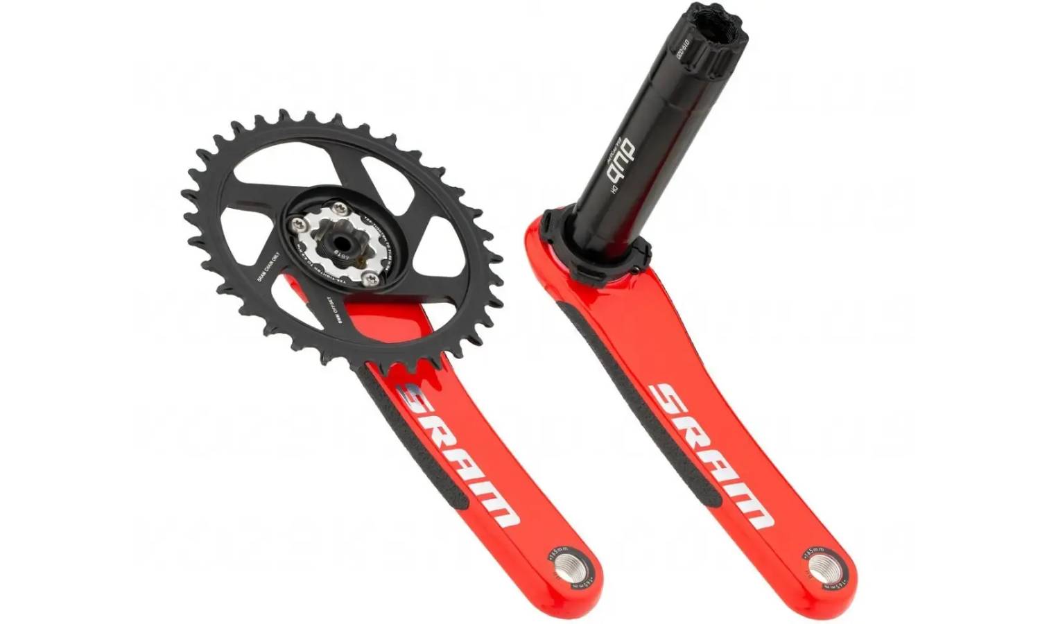 Фотография Шатуны Sram set X01 All Downhill DUB83 170 w Direct Mount 34t X-SYNC 2 Chainring Red B1 4