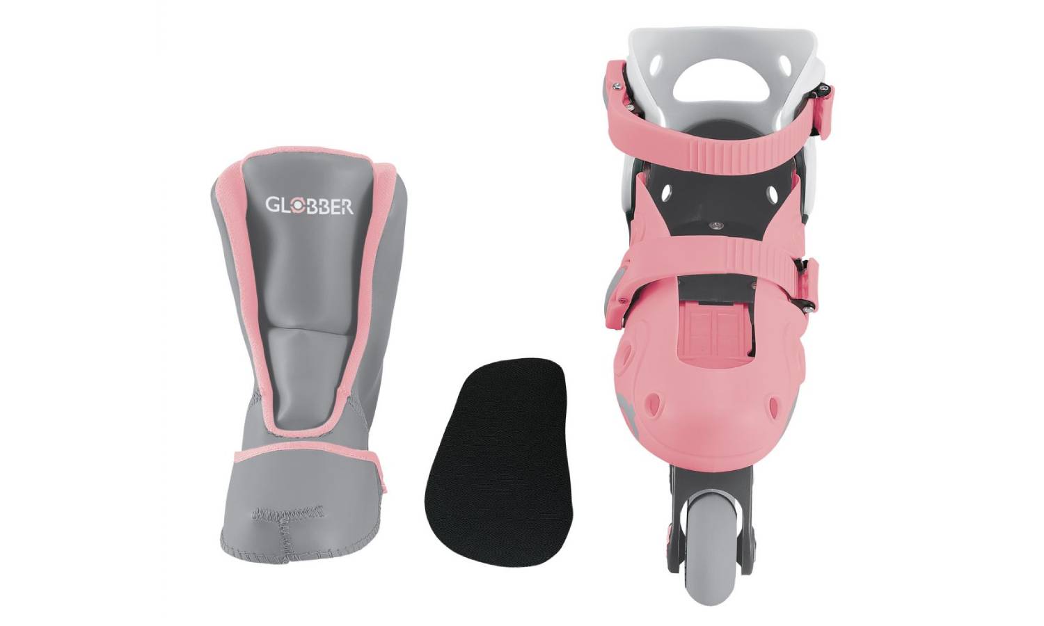 Роликовые коньки GLOBBER 2в1 пастельно-розовые размер 26-29 6 Роликовые коньки GLOBBER 2в1 пастельно-розовые размер 26-29 6
