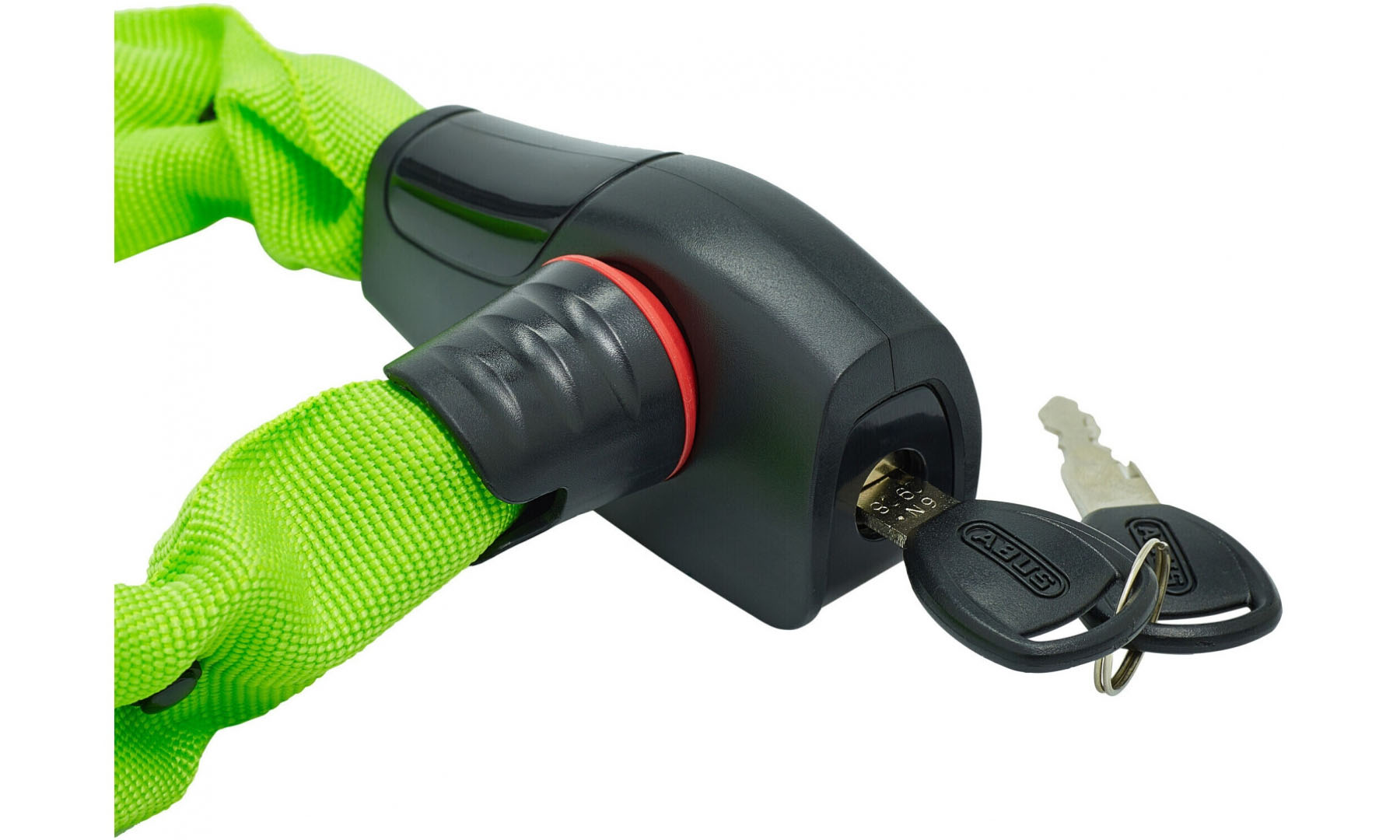 Замок із ланцюгом ABUS 6806K/85см NEON GN, зелений (square Chain) 3