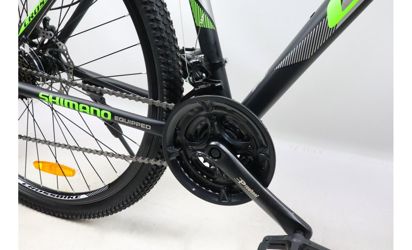 Велосипед Cross XC2921 29" размер L рама 20 2022 Черный-Зеленый 6 Велосипед Cross XC2921 29" размер L рама 20 2022 Черный-Зеленый 6