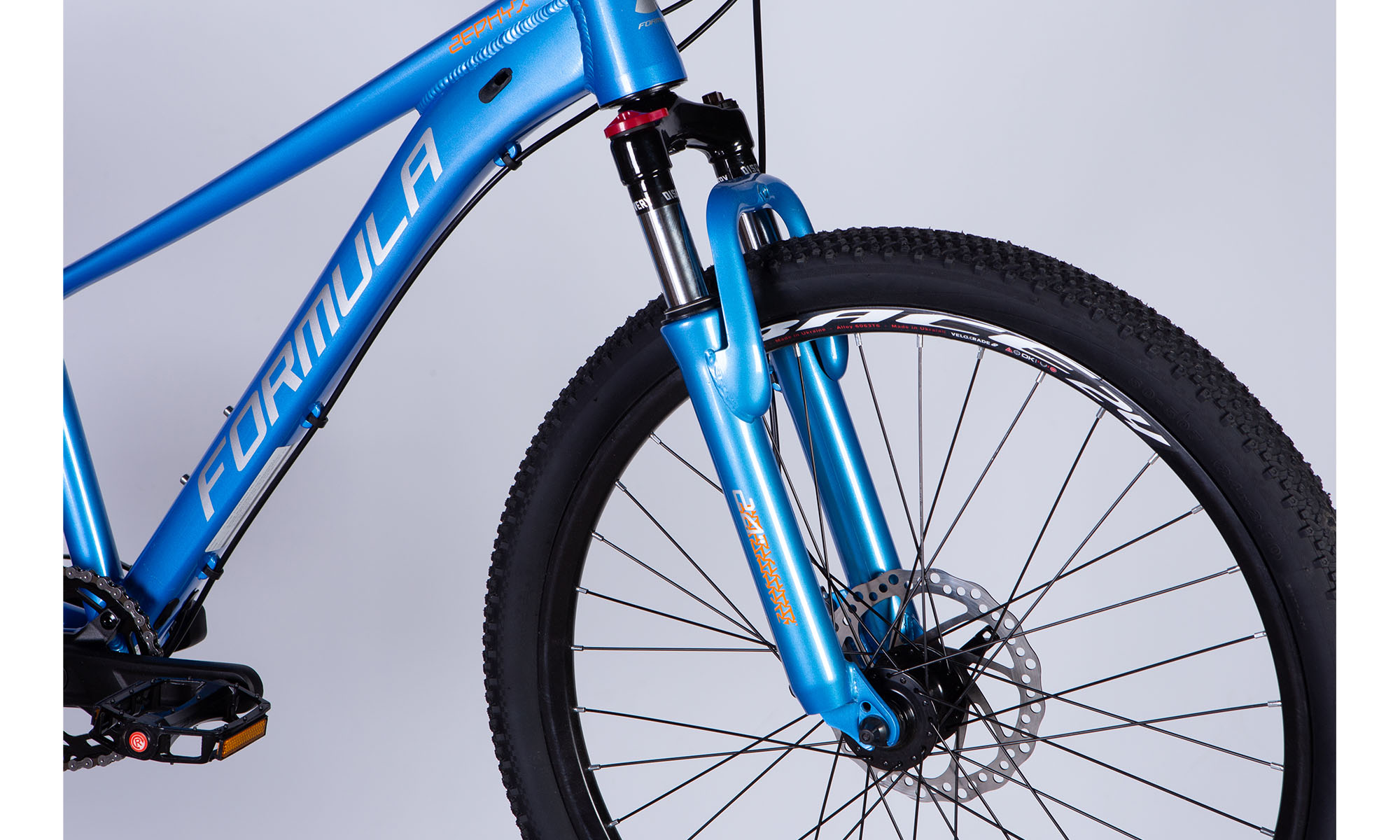 Фотографія Велосипед Formula ZEPHYR 3.0 DD CS 24", розмір XXS, рама-12", 2025, синій 2