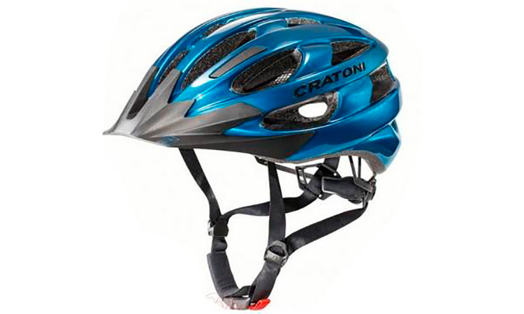 Фотография Велосипедный шлем Cratoni Velon размер L (54-60 см), Синий