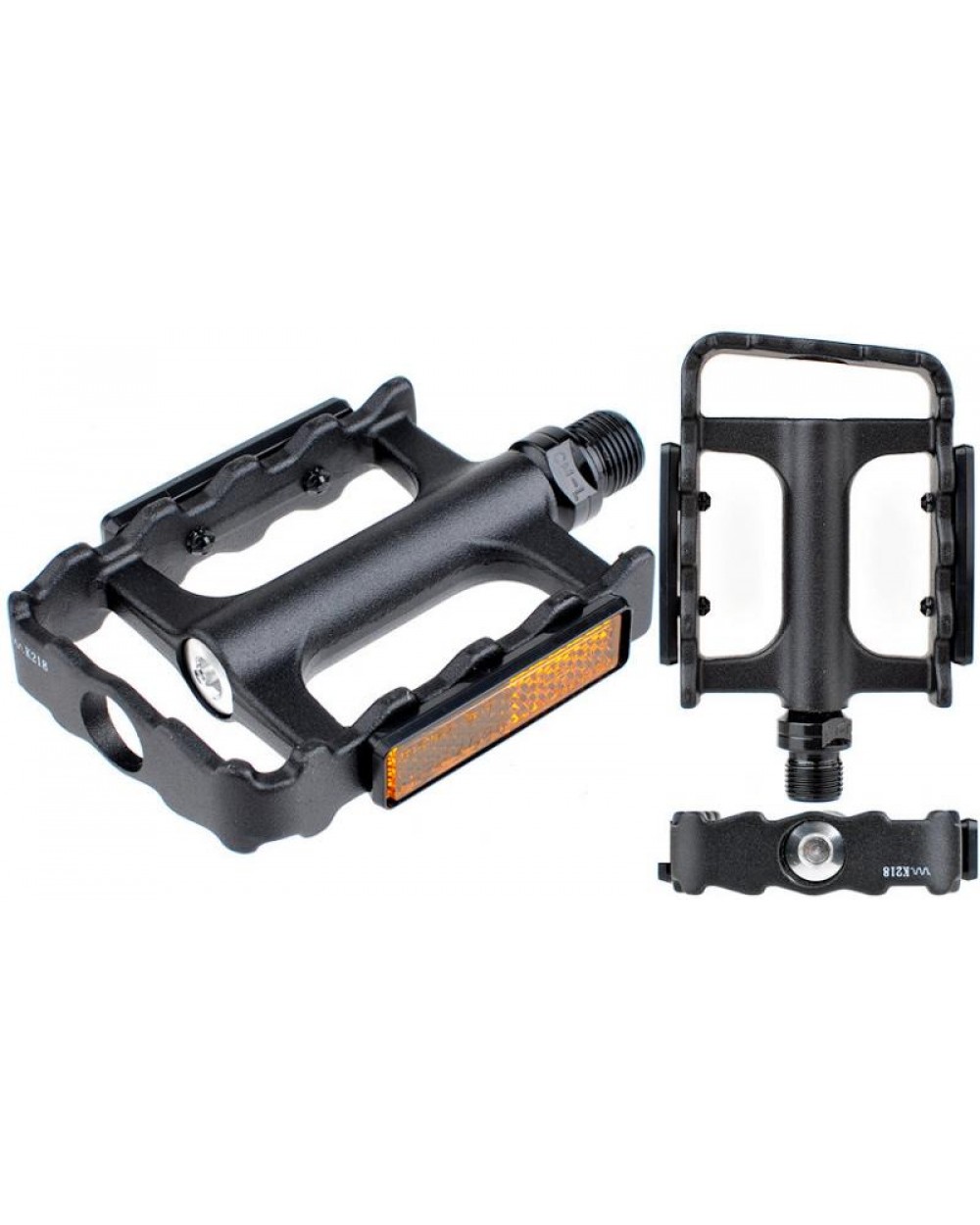 Педалі VP алюмінієві VP-197, пара, чорний 2