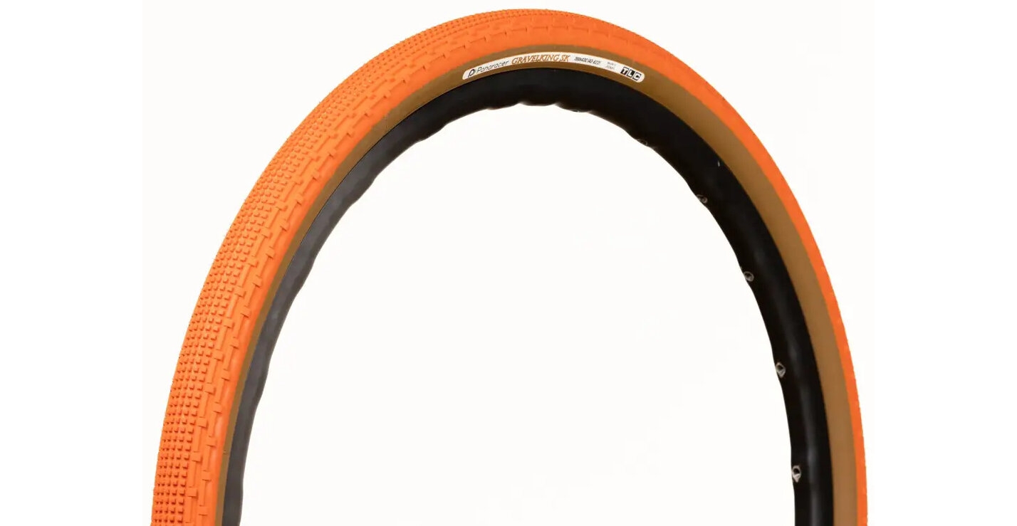 Фотографія Покришка Panaracer GRAVELKING SK, 700x38C Sunset Orange/Black