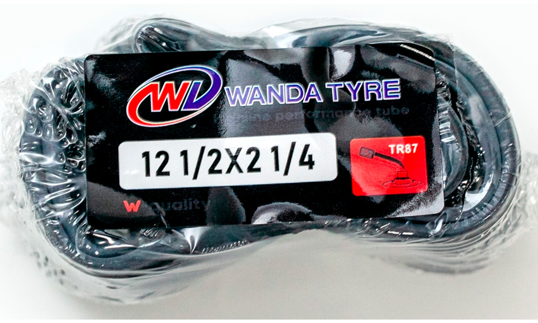 Камера Wanda 12" 1/2x2 1/4 вигнутий ніпель Камера Wanda 12" 1/2x2 1/4 вигнутий ніпель