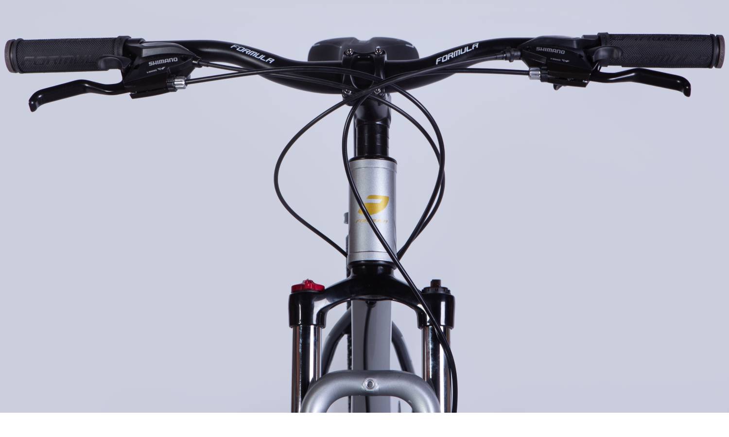 Велосипед Formula F-1 DD 27,5" размер М рама 17" 2025 Серо-черный 7