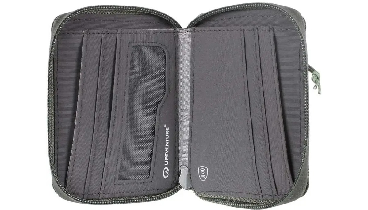 Гаманець Lifeventure Recycled RFID Bi-Fold Wallet olive 3