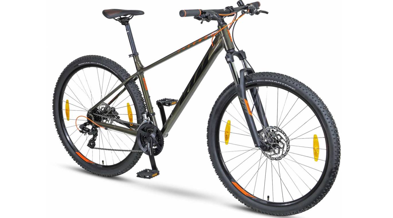 Фотографія Велосипед KTM CHICAGO 292 29", розмір XL рама 53см (2022) Зелено-чорний 2
