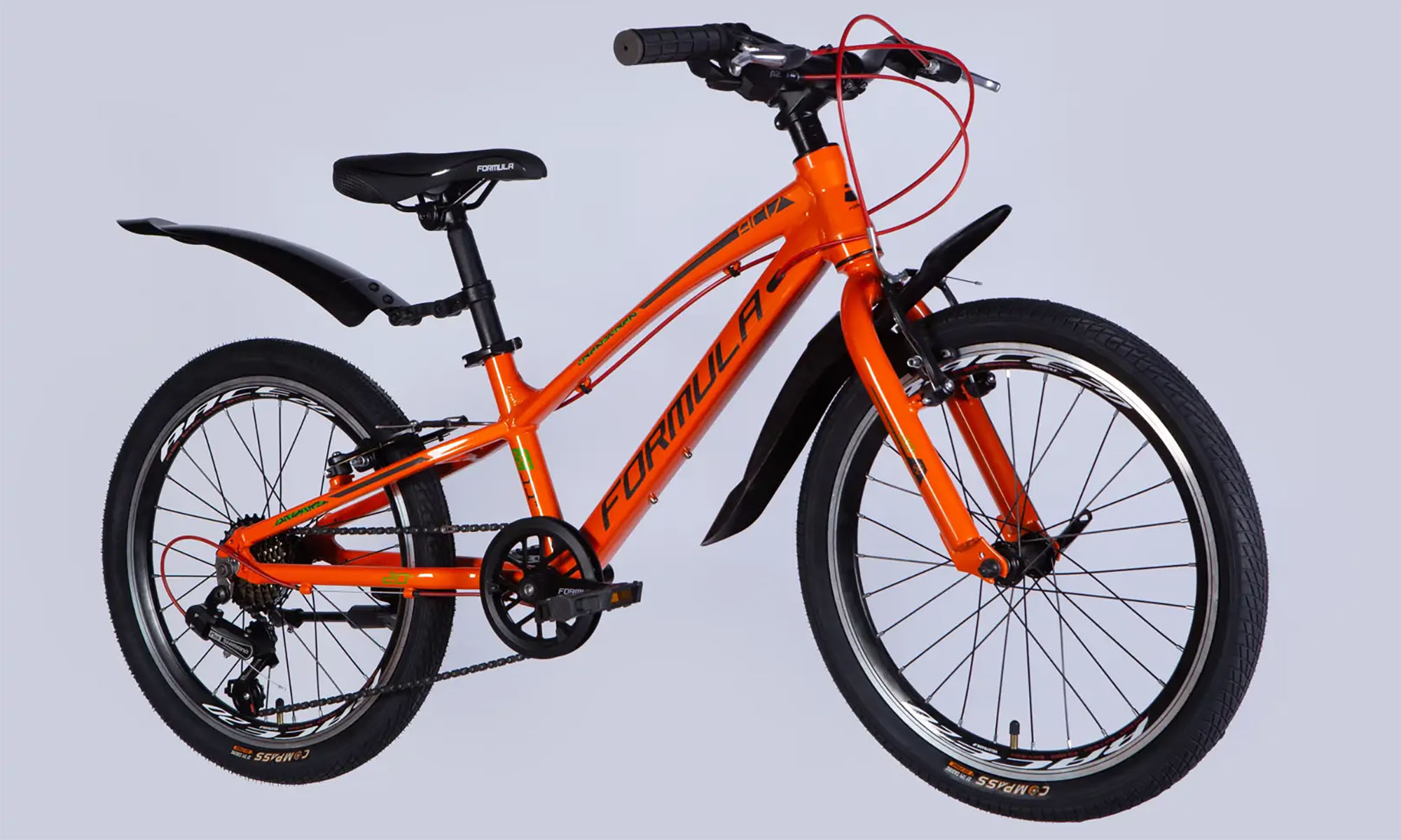 Велосипед Formula ACID Vbr FR, 20", розмір XXS, рама-11", рік 2026, помаранчево-чорний 7