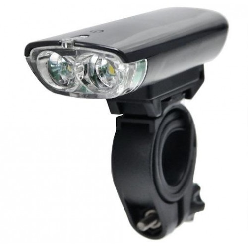 Фотографія Ліхтар передній X-Light JY-7021 2xAA 2 Led, Чорний