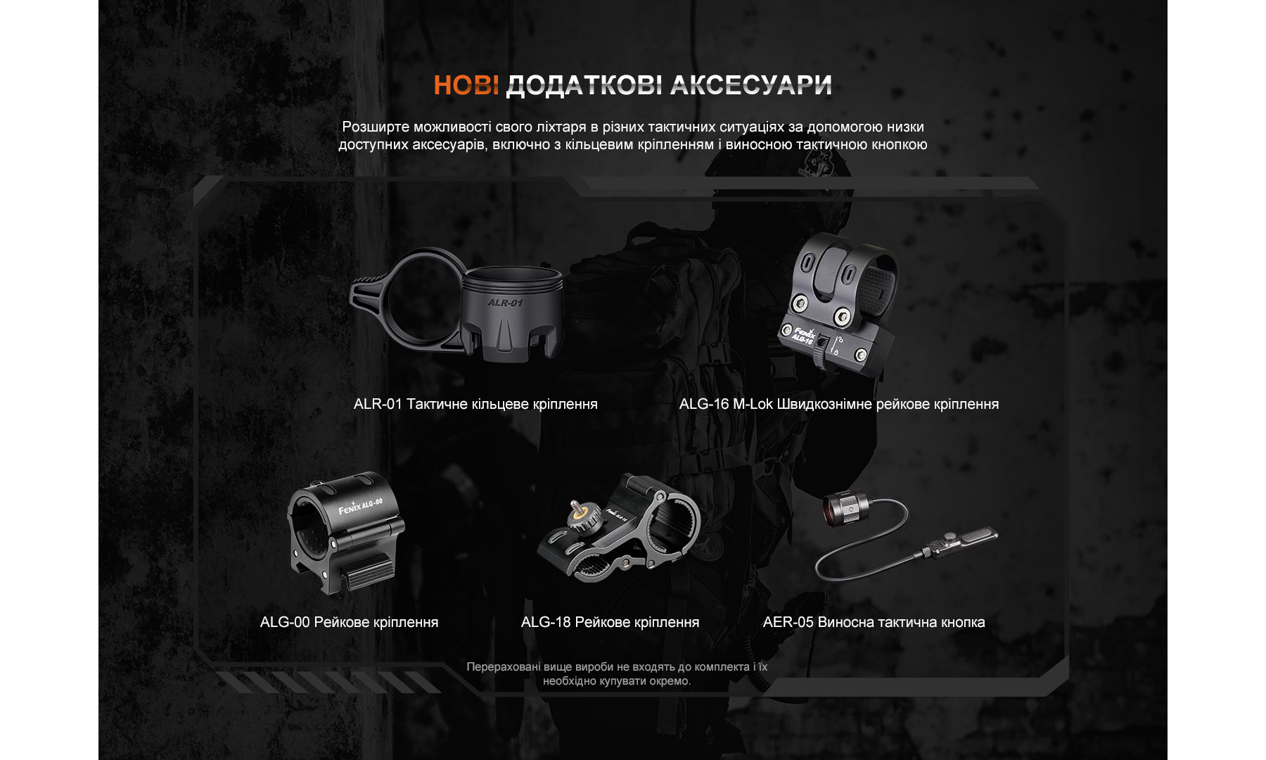 Ліхтар ручний тактичний Fenix ​​TK20R UE, сірий 8