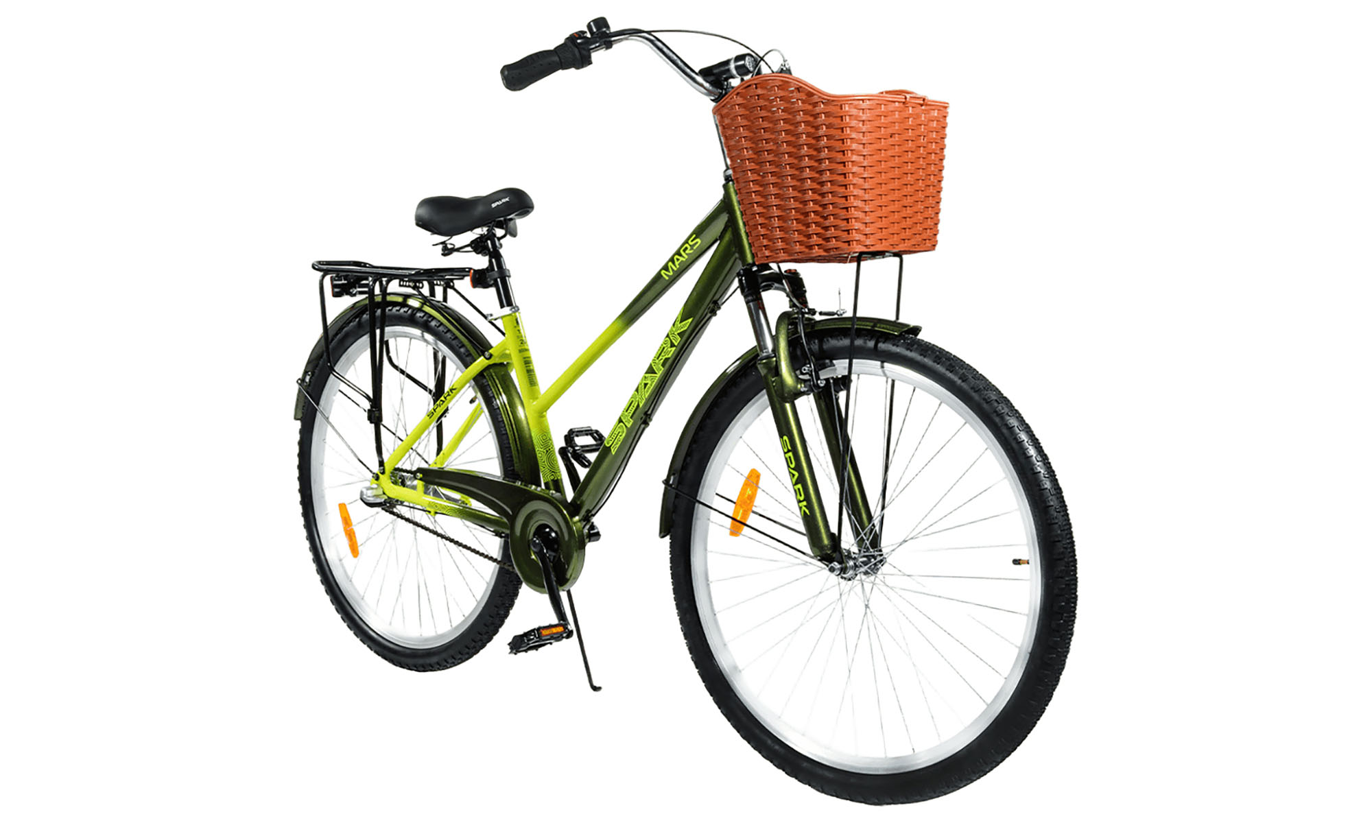 Велосипед SPARK PLANET-3 MARS 28", размер M, рама 17", год 2025, черно-желтый 4