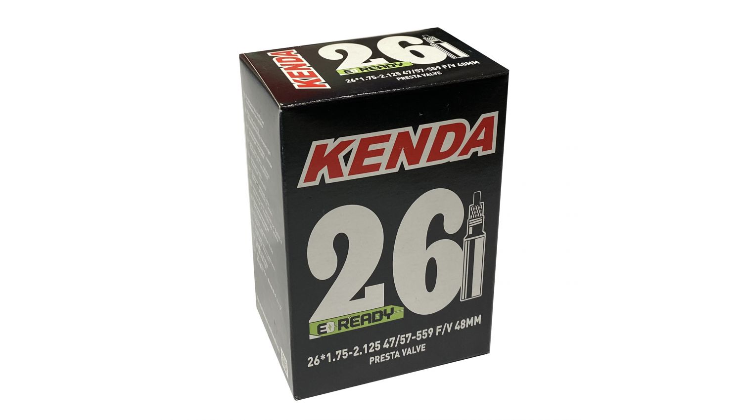 Фотографія Камера KENDA 26x1.75-2.125, F/V-48 мм, 47/57-559, у коробці