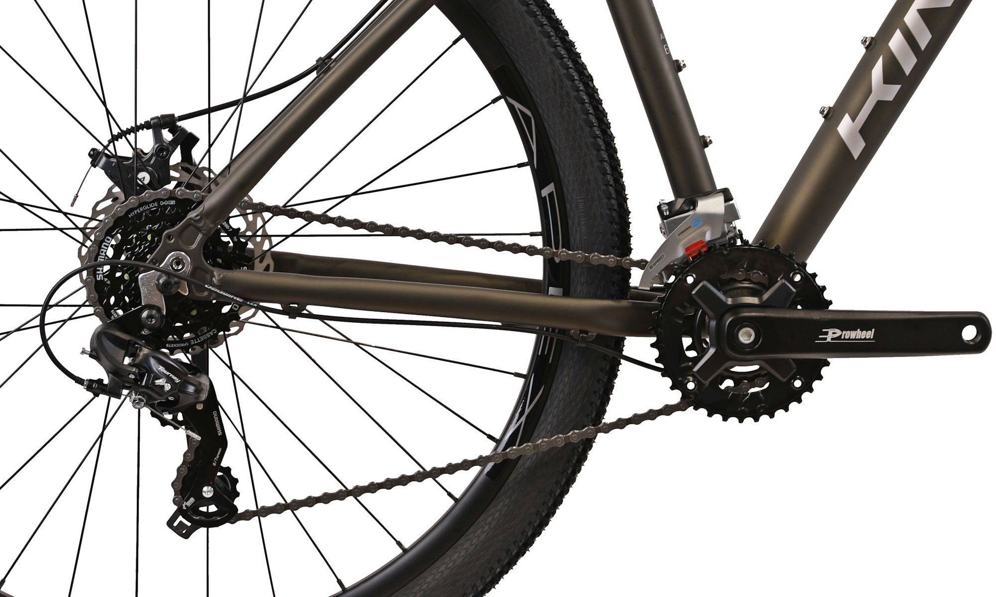 Велосипед KINETIC STORM 29", размер XL, рама 22", 2025, Зелено-серый (мат) 7