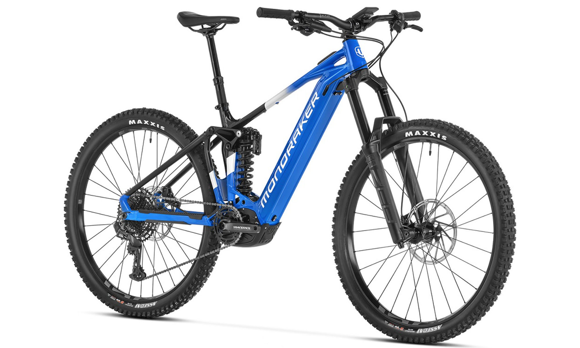 Электровелосипед MONDRAKER LEVEL R 29" 180mm, 750Wh Bosch Performance CX Smart, размер M, 2023, сине-белый 3 Электровелосипед MONDRAKER LEVEL R 29" 180mm, 750Wh Bosch Performance CX Smart, размер M, 2023, сине-белый 3