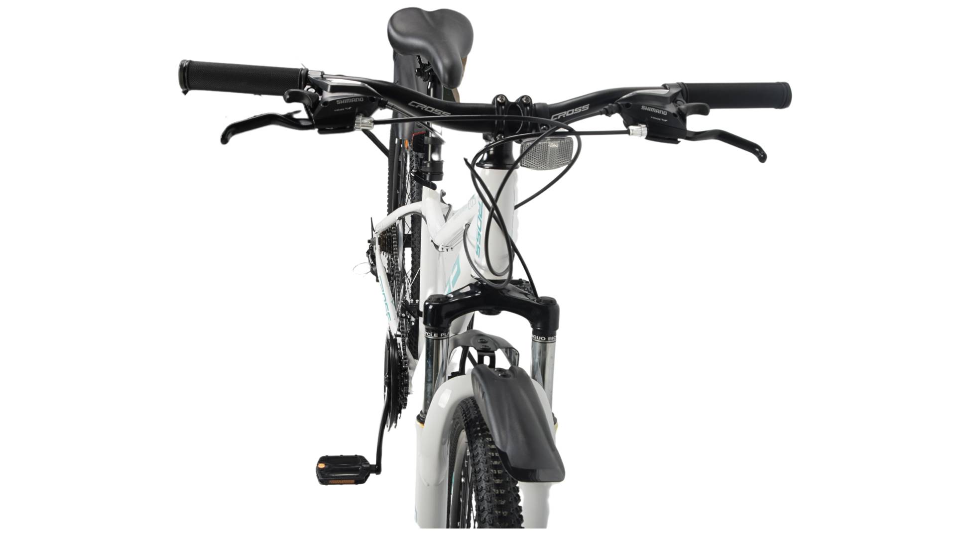 Велосипед CROSS EOS 27.5", размер S рама 15" (2022), Белый 4 Велосипед CROSS EOS 27.5", размер S рама 15" (2022), Белый 4