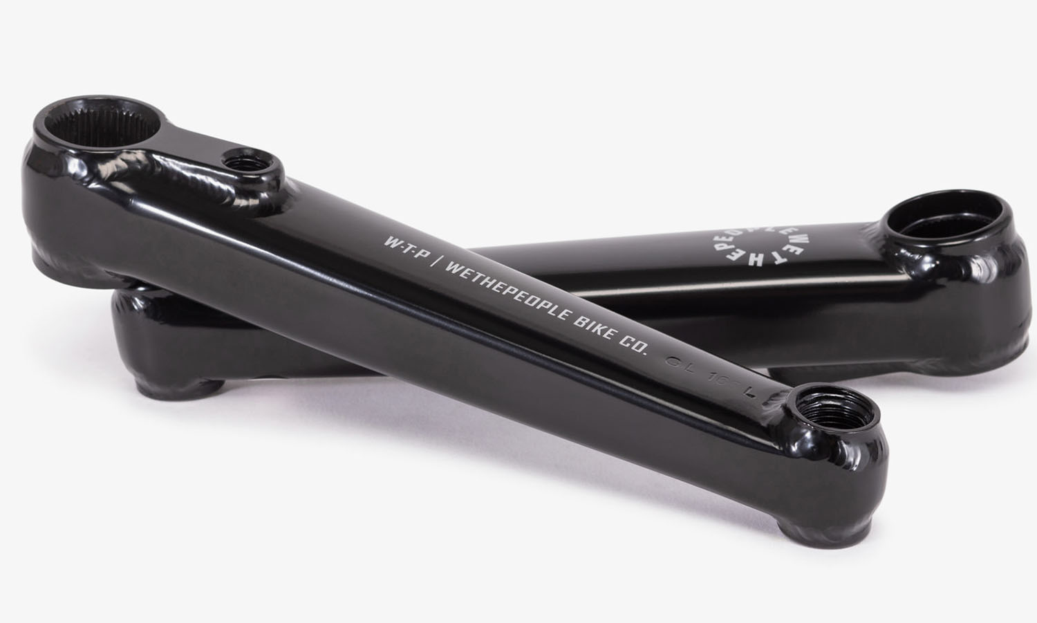Шатуни WeThePeople LOGIC 165mm чорні + каретка mid BB COMPACT 4
