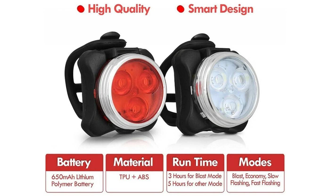Комплект ліхтарів YUEGOO usb, Led 3 Комплект ліхтарів YUEGOO usb, Led 3