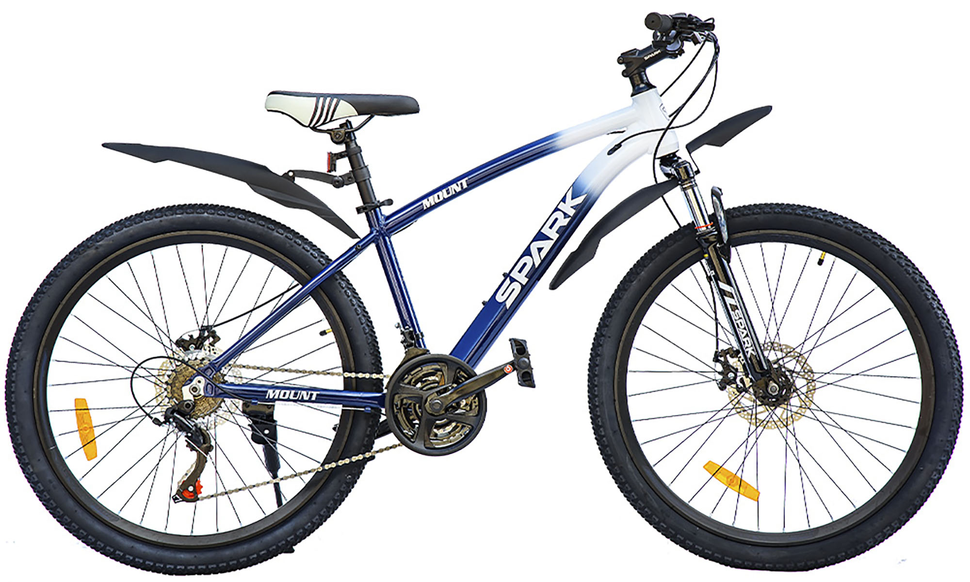 Велосипед SPARK MOUNT 26", розмір S, рама 15", рік 2025, біло-синій 