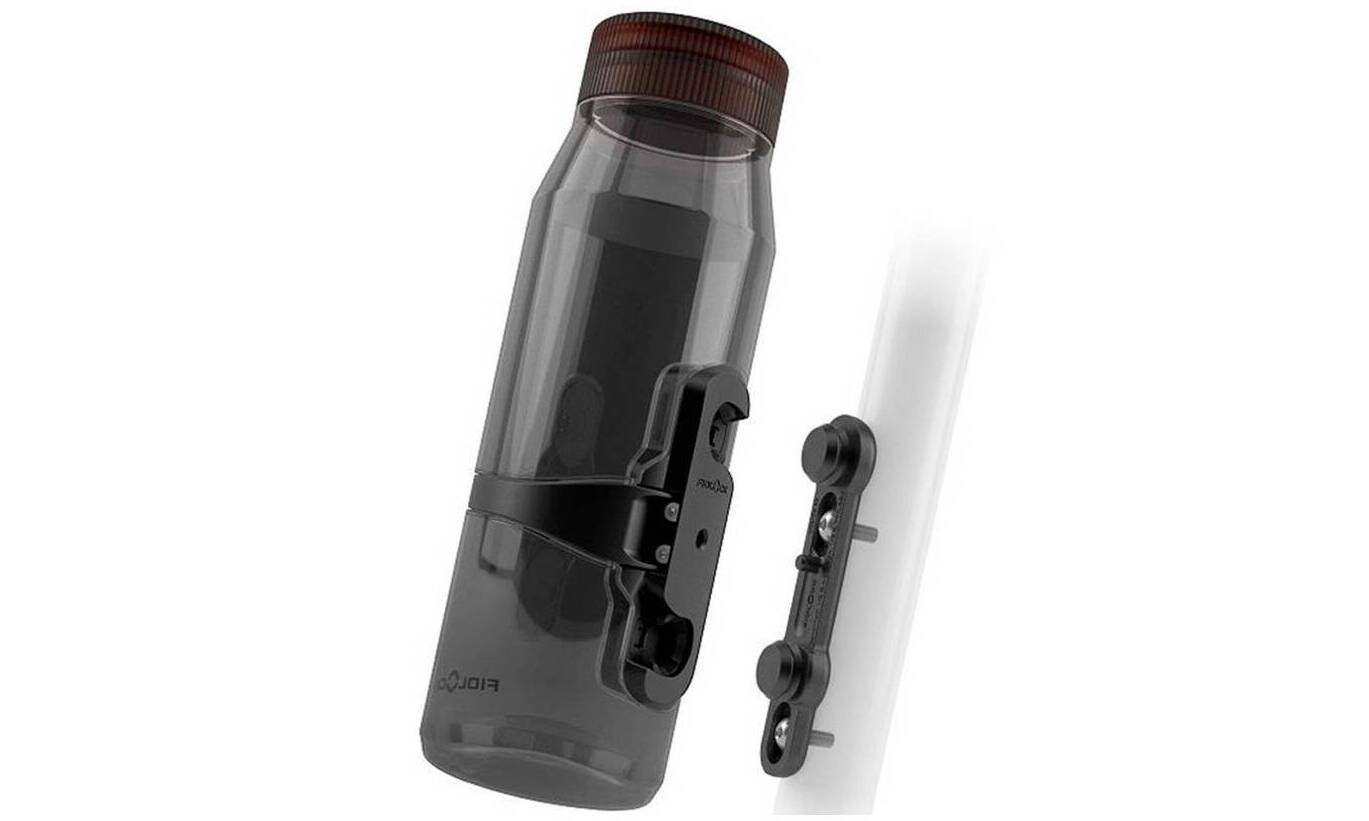 Фляга с коннектором и базой FIDLOCK TWIST bottle 700мл., прозрачный / черный Фляга с коннектором и базой FIDLOCK TWIST bottle 700мл., прозрачный / черный