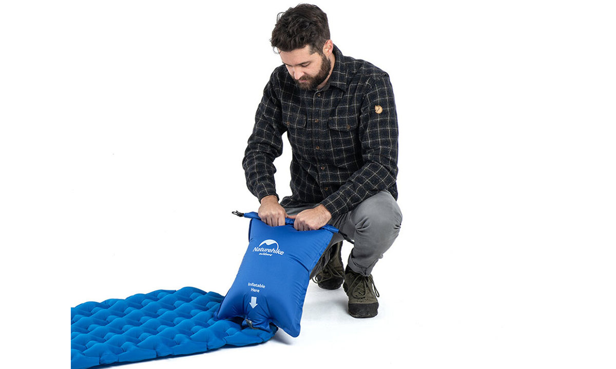 Гермомешок-насос для матраца Naturehike FC-10 NH19Q033-D синий 4