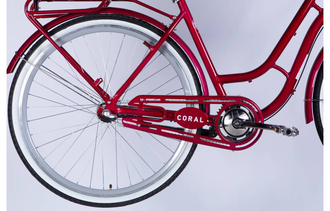 Велосипед Dorozhnik CORAL Nexus 28" розмір L рама 19" 2025 рубіновий 5