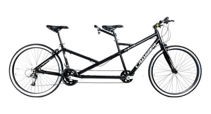 Велосипед Crosser Tandem Duetto 28" 2021 черный