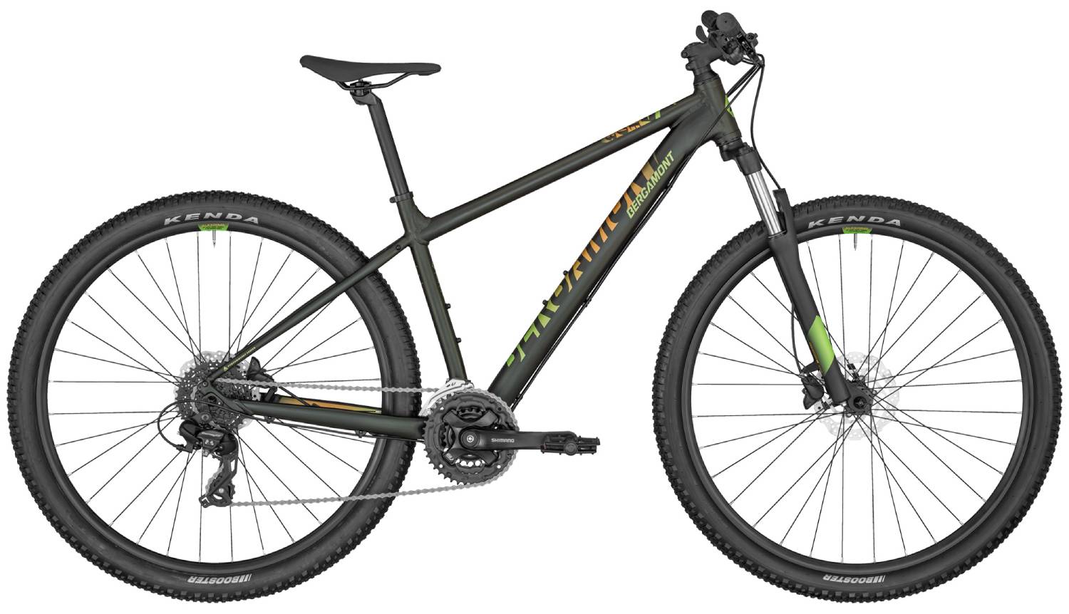 Фотографія Велосипед Bergamont Revox 3 29" размер М 2022 Черно-зеленый 2
