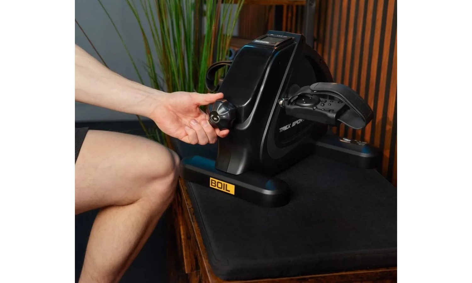 Мини велотренажер 2в1 Trex Sport TX-120BB BOIL для реабилитации черный 15