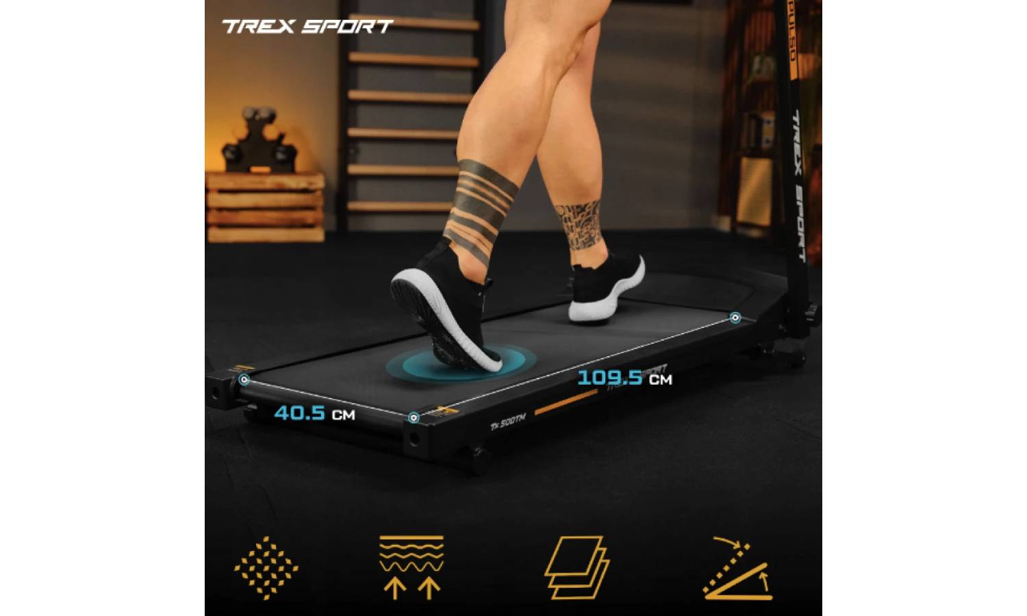 Бігова доріжка Trex Sport TX-500TM PULSO 11