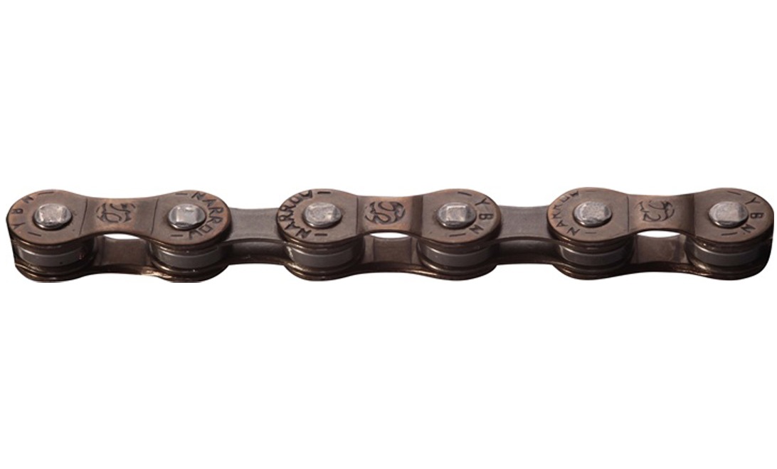 Фотография Цепь ONRIDE P52 7/6 скоростей 116 звеньев Brown + замок