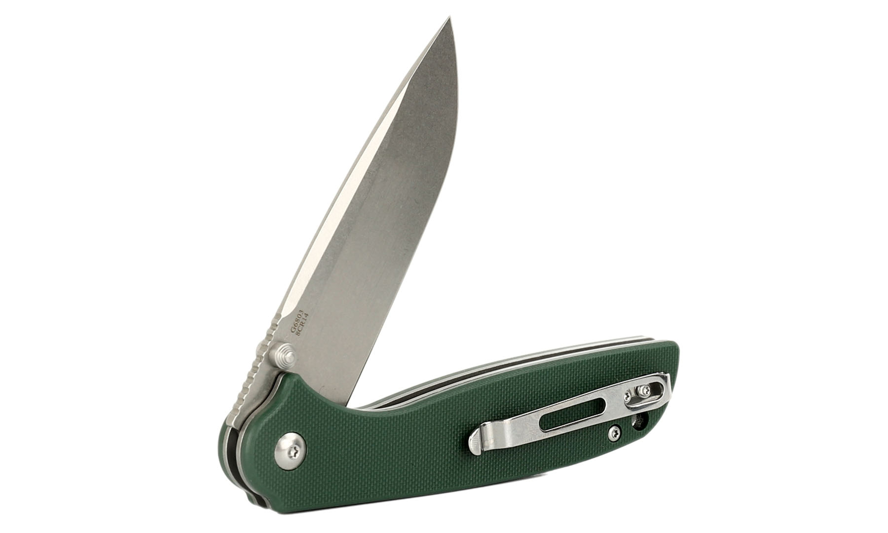 Нож складной Ganzo G6803 зеленый 3