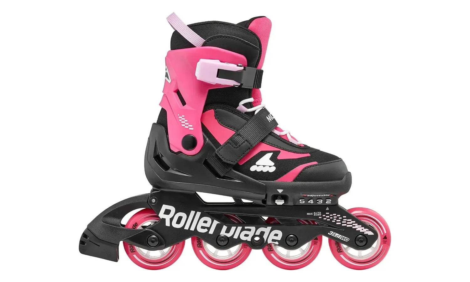 Ролики Rollerblade Microblade black-pink 28-32 7