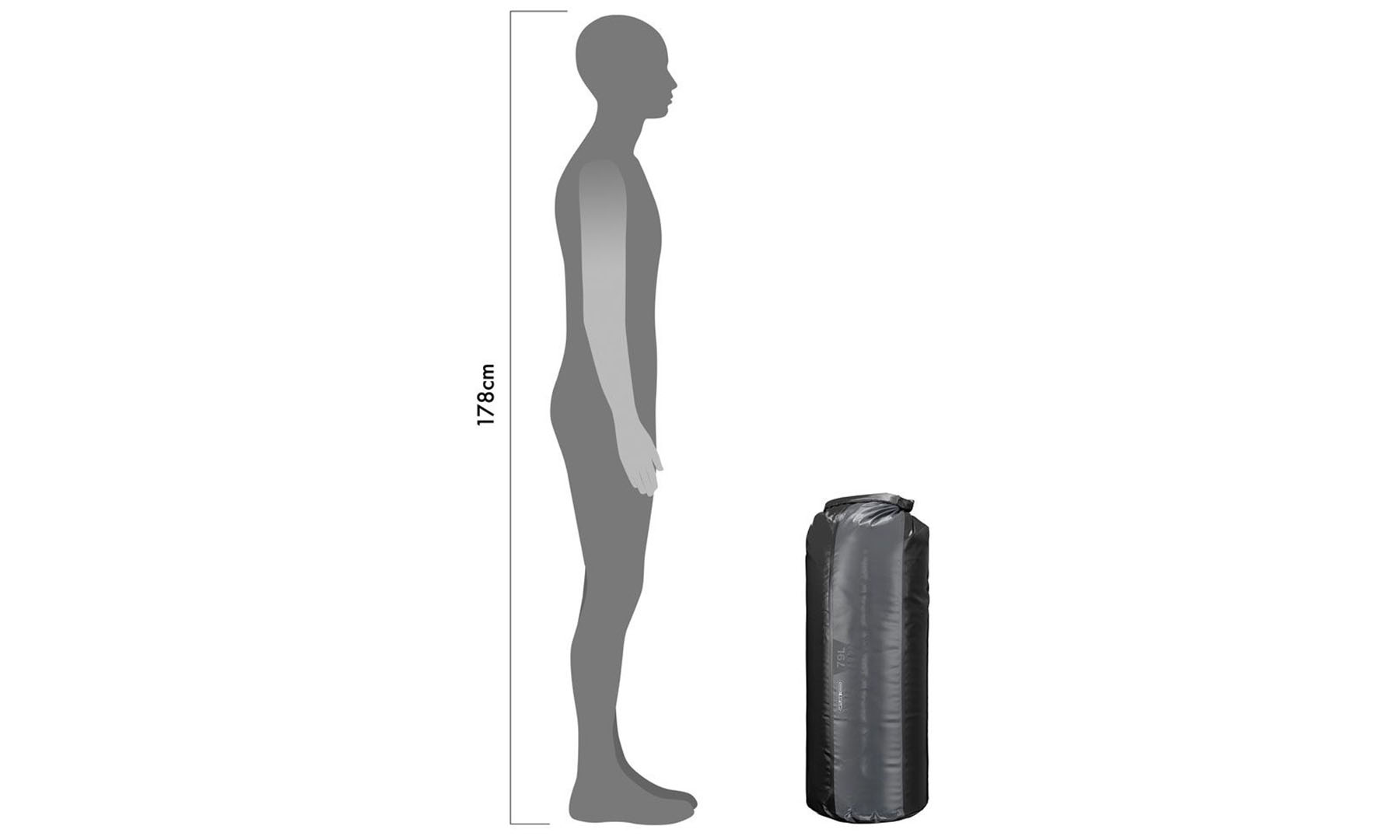 Драйбег Ortlieb Dry Bag PD350 чорно-сірий 79 л 3 Драйбег Ortlieb Dry Bag PD350 чорно-сірий 79 л 3