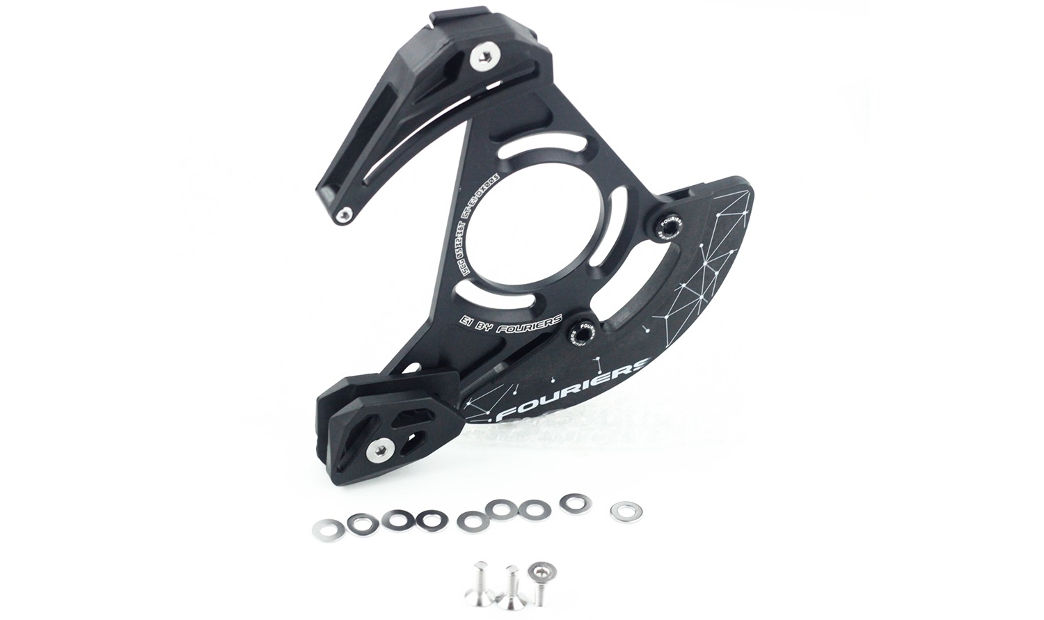 Успокоитель цепи МТБ Fouriers DX005 E-Type ISCG05 1х system 32-38Т CNC алю/пластик черный 