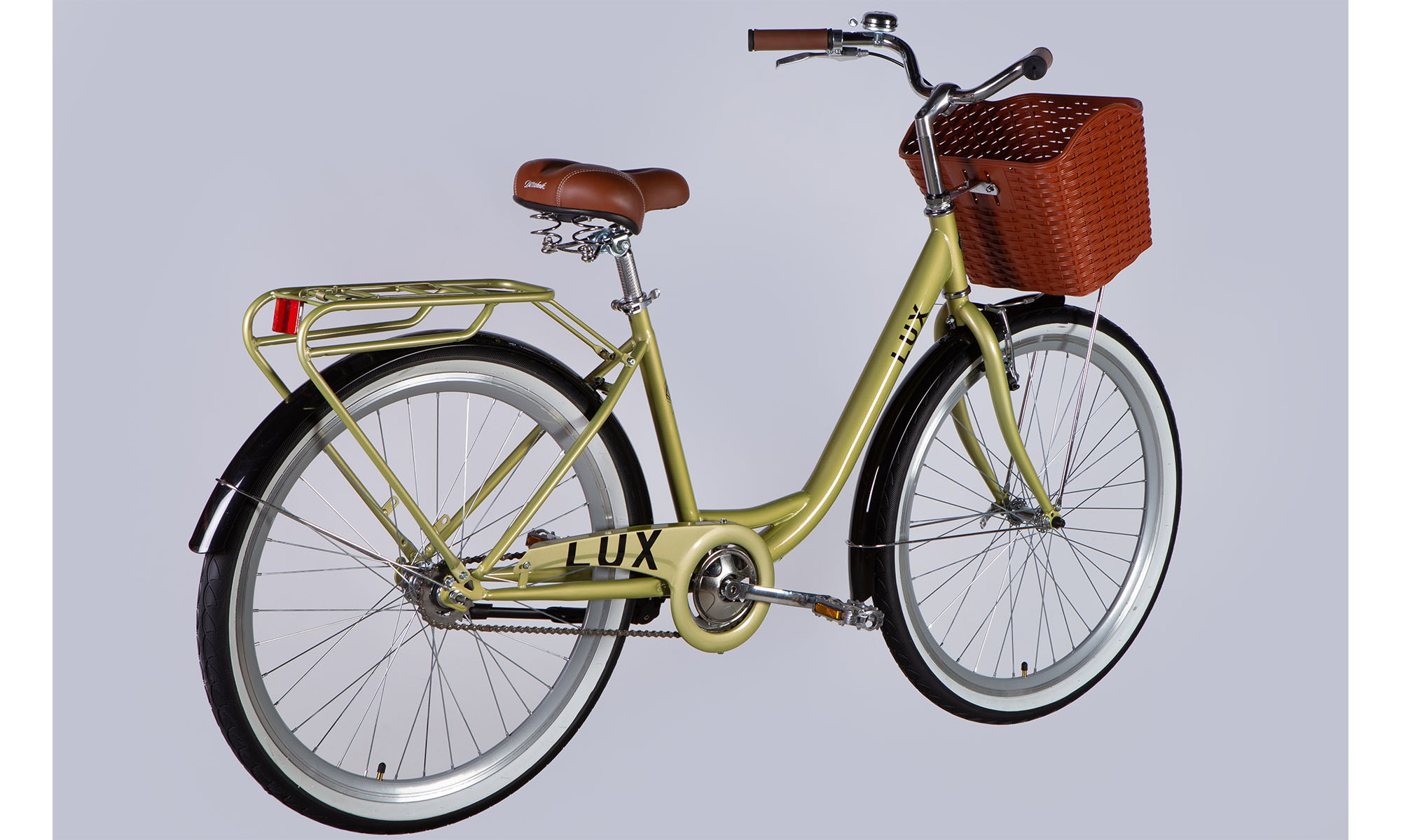 Велосипед Dorozhnik LUX Velosteel 26", размер M, рама 17", год 2025, бледно-зеленый 3