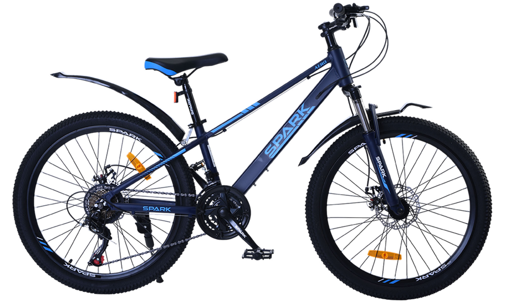 Велосипед SPARK AERO 24", размер XXS, рама 12", год 2026, тёмно-синий 