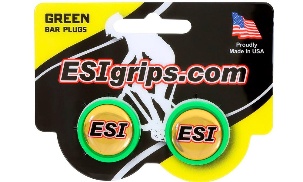 Фотография Заглушки руля ESI Bar Plug Зеленый