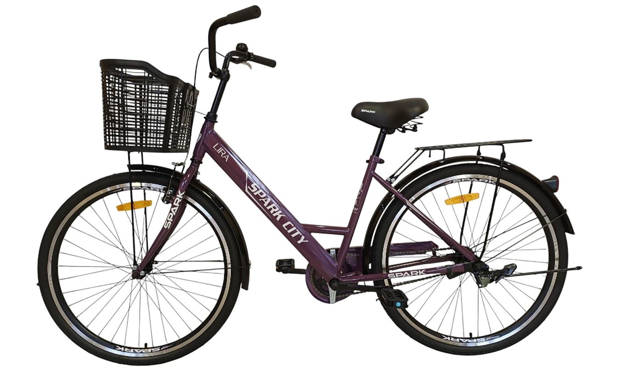 Велосипед SPARK CITY LIRA 26", размер M, рама 17", год 2026, фиолетовый 4 Велосипед SPARK CITY LIRA 26", размер M, рама 17", год 2026, фиолетовый 4