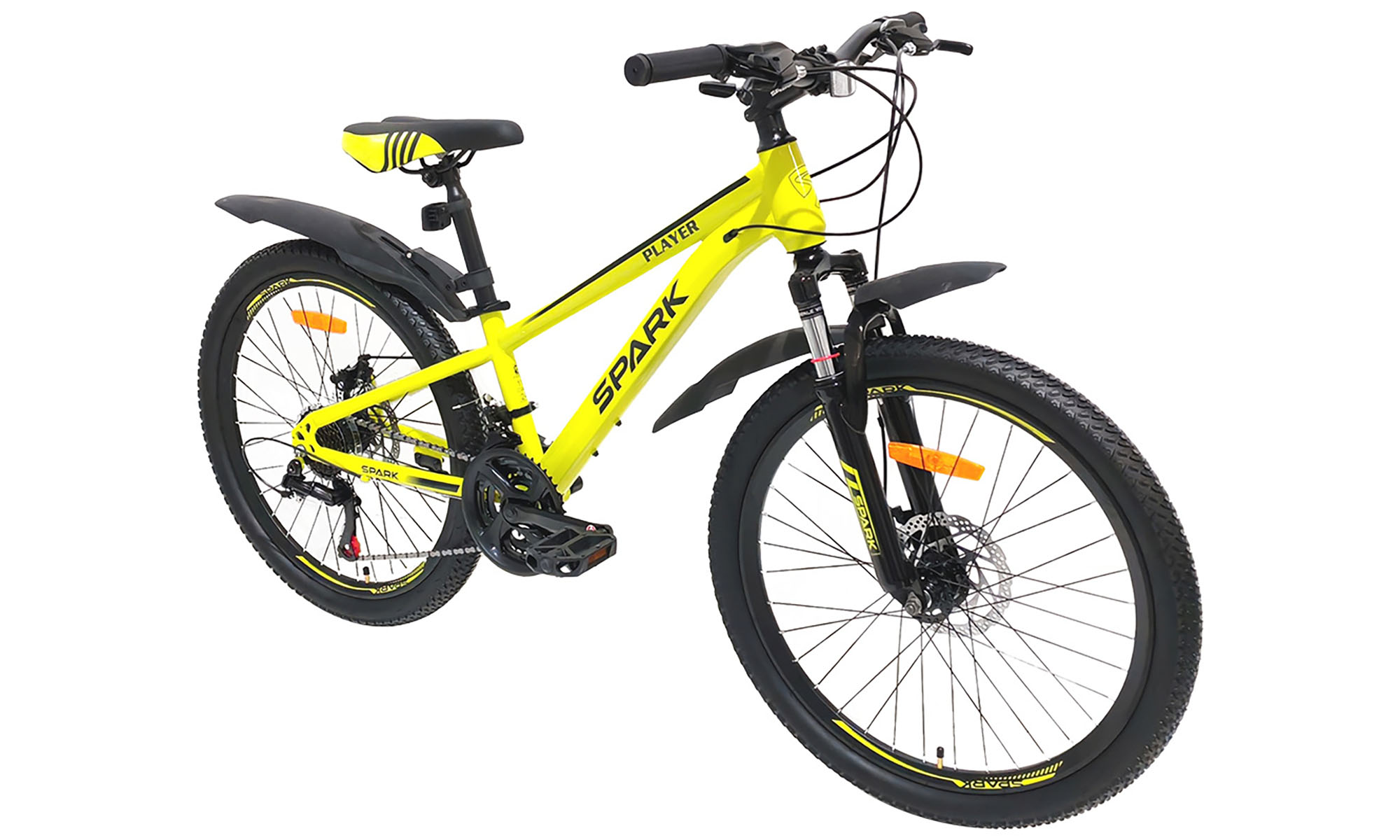 Велосипед SPARK PLAYER 24", размер XXS, рама 11", год 2025, желтый 4 Велосипед SPARK PLAYER 24", размер XXS, рама 11", год 2025, желтый 4