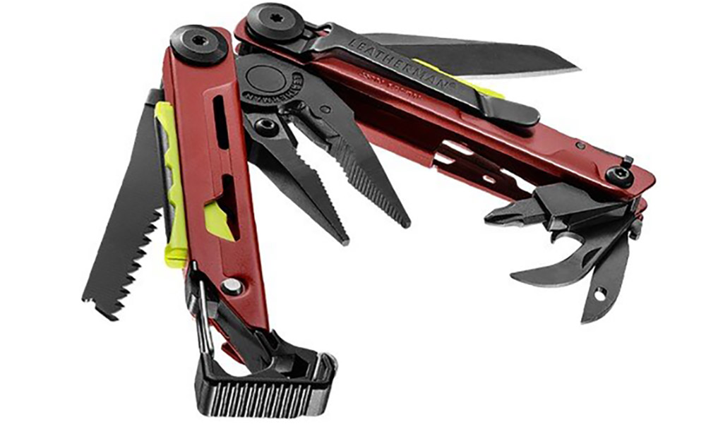 Фотография Мультиинструмент LEATHERMAN SIGNAL CRIMSON, синтетический чехол, картонная коробка 3