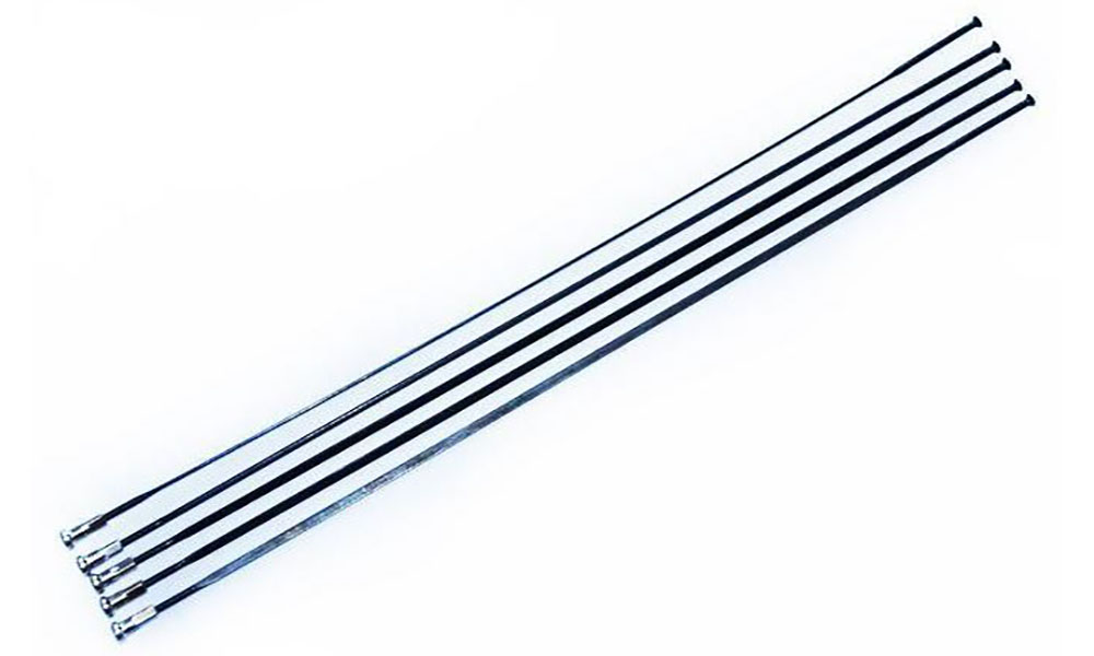Спиця задня права CAMPAGNOLO для коліс Zonda Rear Right 280mm Black Flat 3 Спиця задня права CAMPAGNOLO для коліс Zonda Rear Right 280mm Black Flat 3