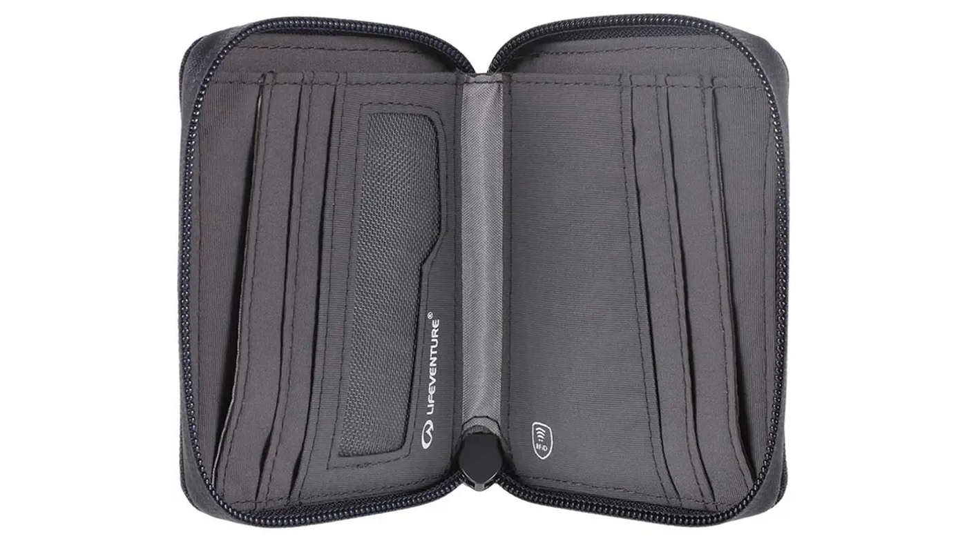Кошелек Lifeventure Recycled RFID Bi-Fold Wallet grey 8