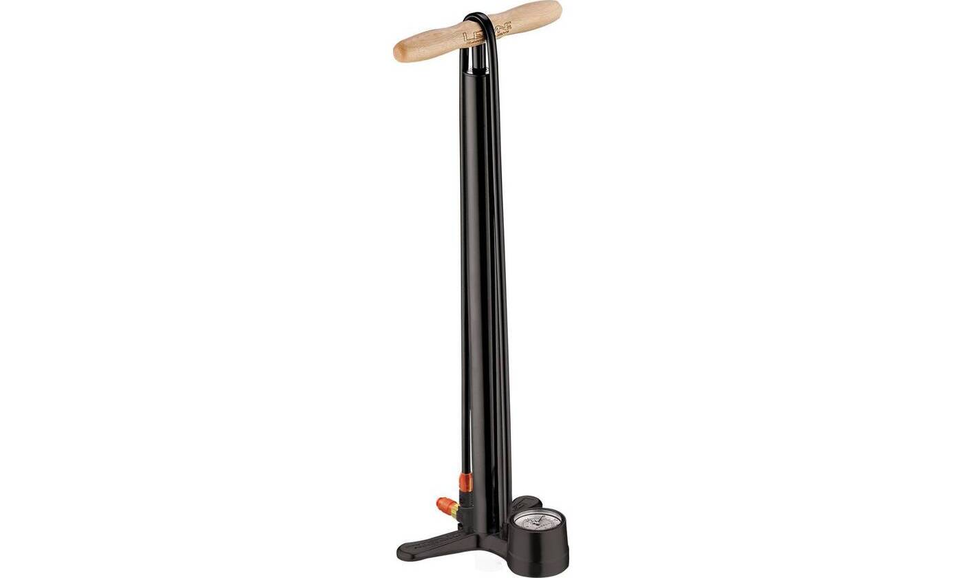Напольный насос Lezyne Classic Over Drive, максимальное давление 60 psi, манометр 3.5", черный